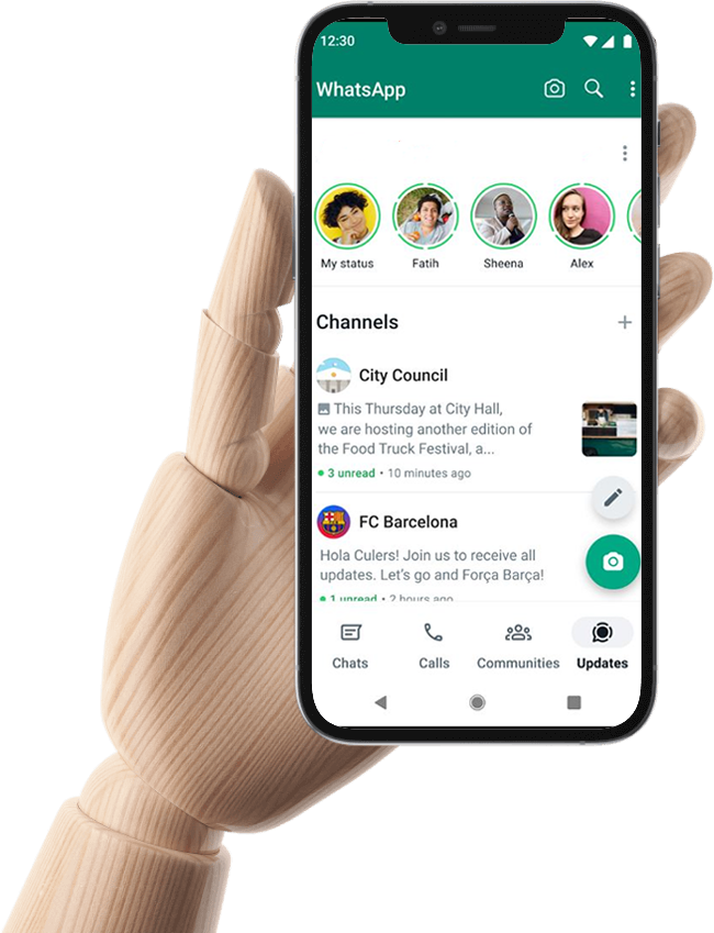 WhatsApp網頁版QR碼